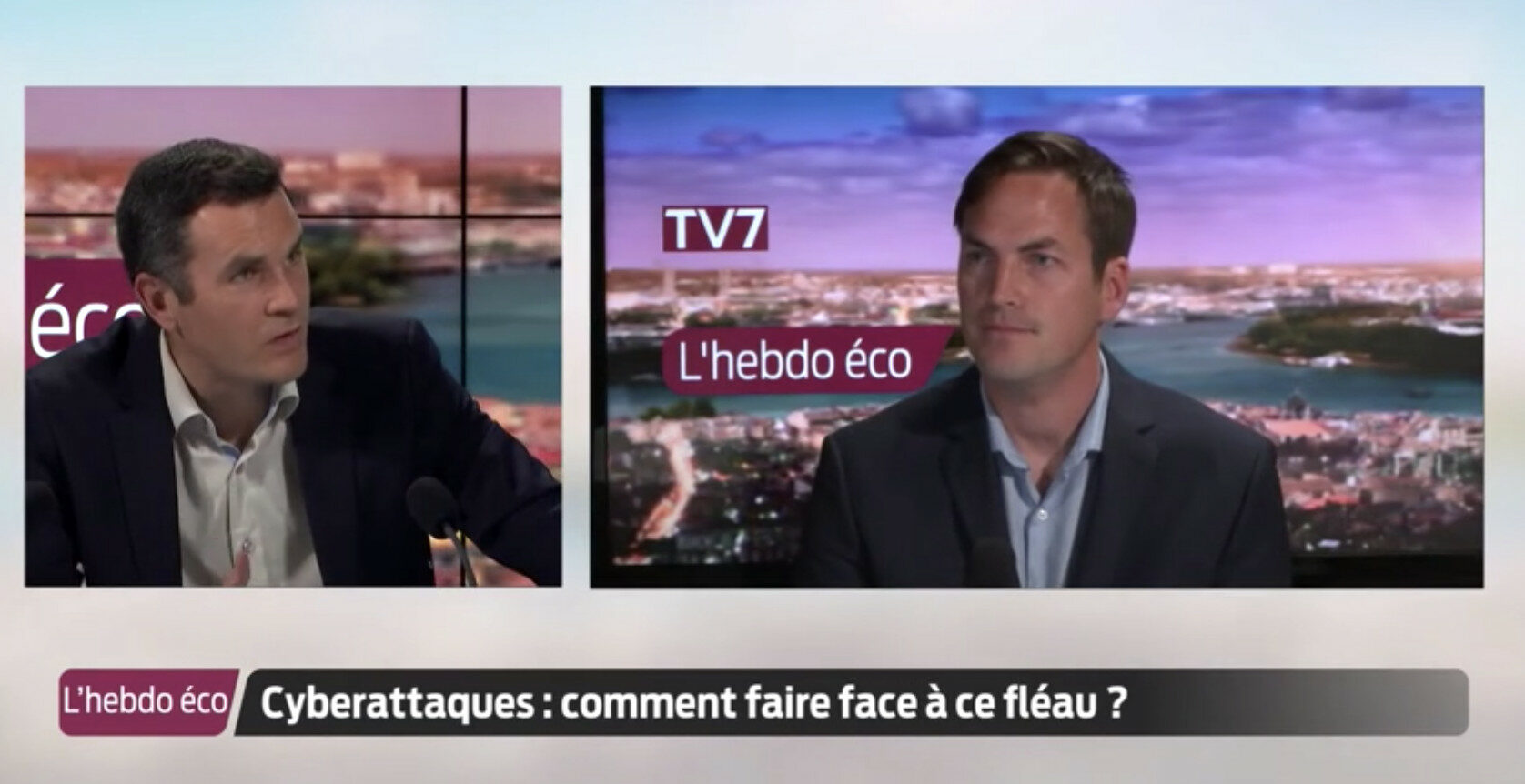 Winston Delbey sur TV7 pour TEHTRIS